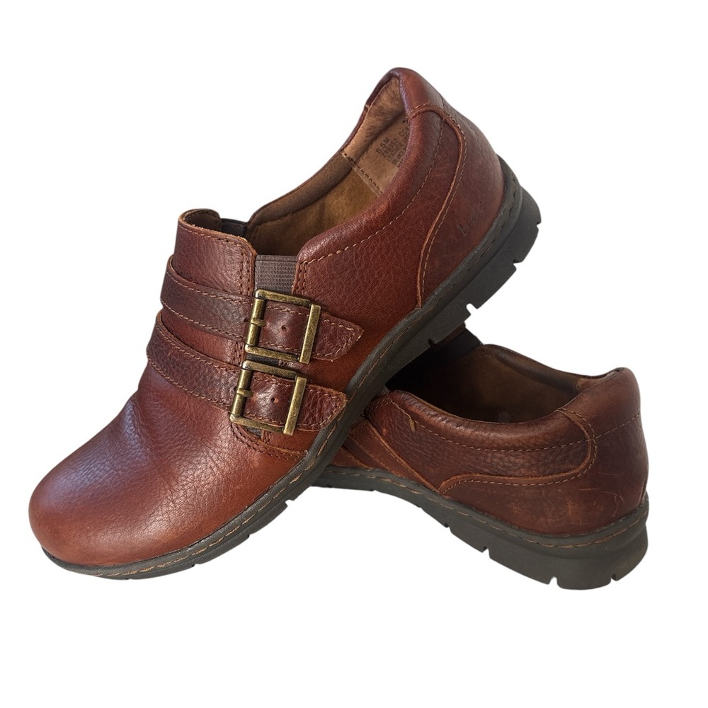 BOC Women’s Buttery Brown Leather Loafers Size 8.5